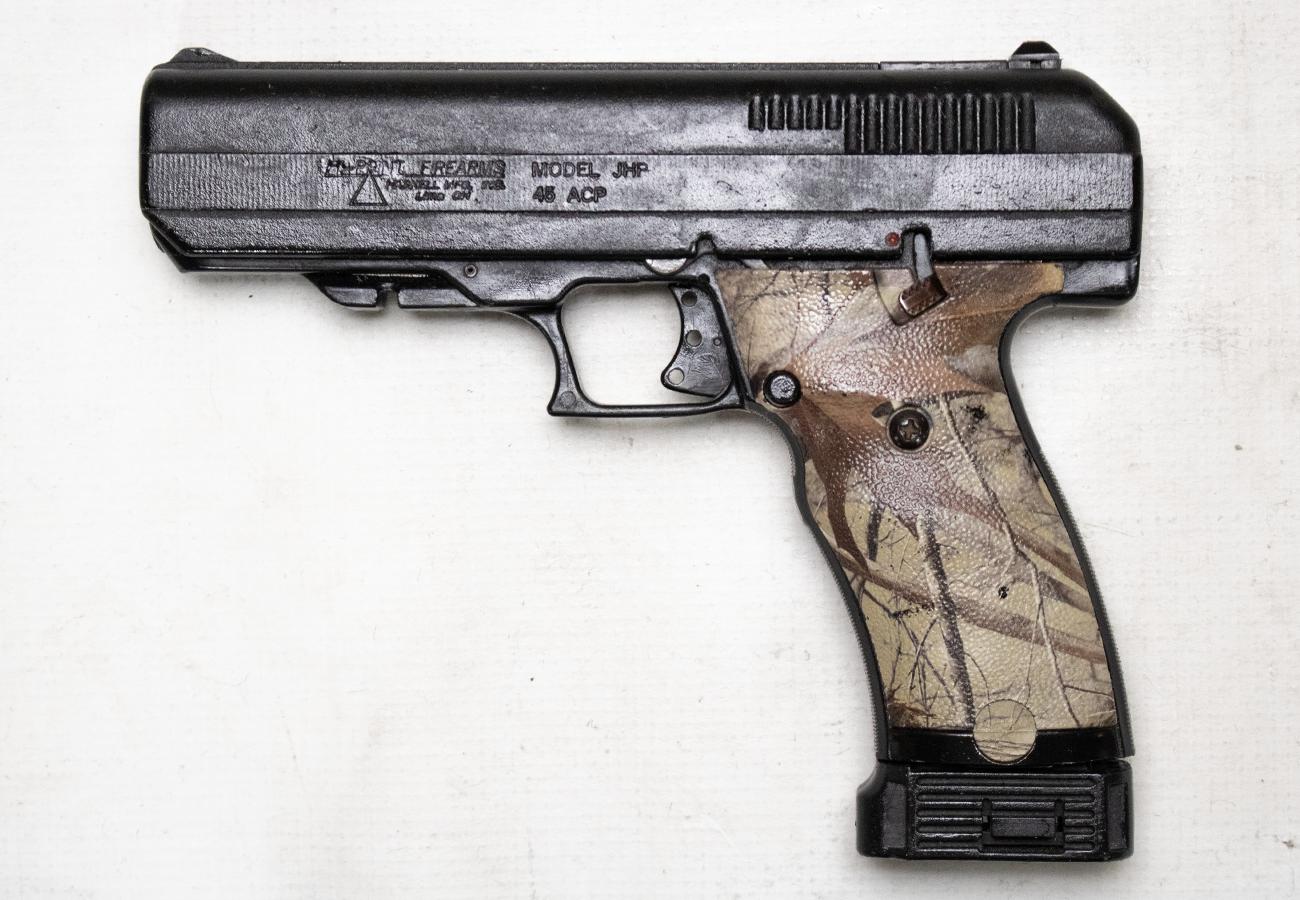 HI POINT JHP .45ACP Police Trade-In Semi-Automatic Pistol with Manual Safety